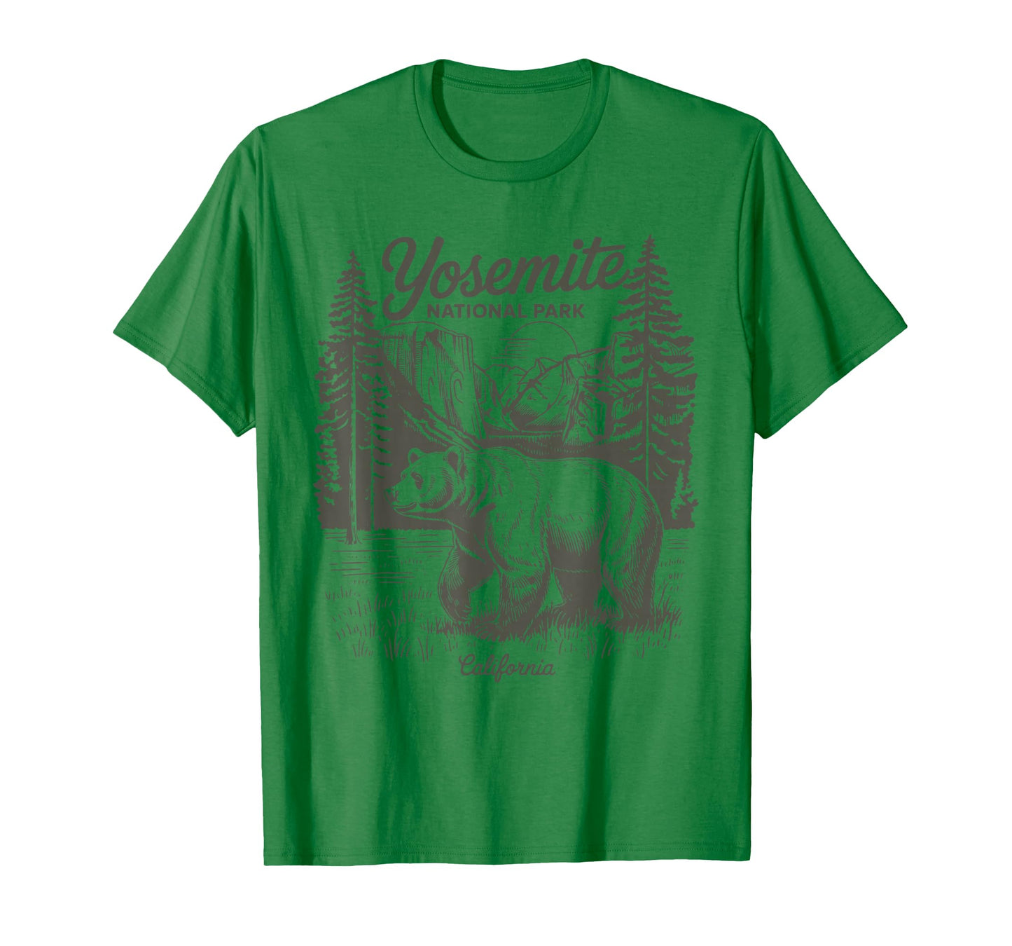 Yosemite National Park for Hikers Campers and Nature Lovers T-Shirt