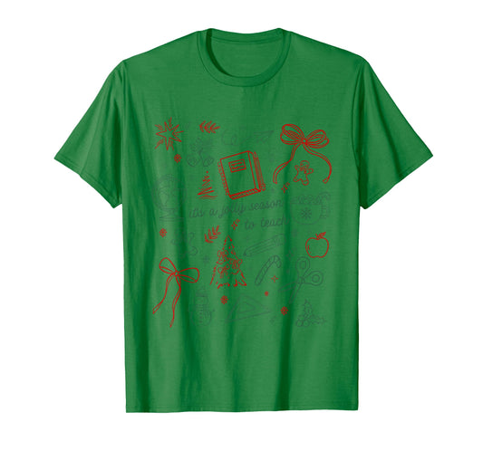 It's A Jolly Season to Teach Teacher Christmas T-Shirt