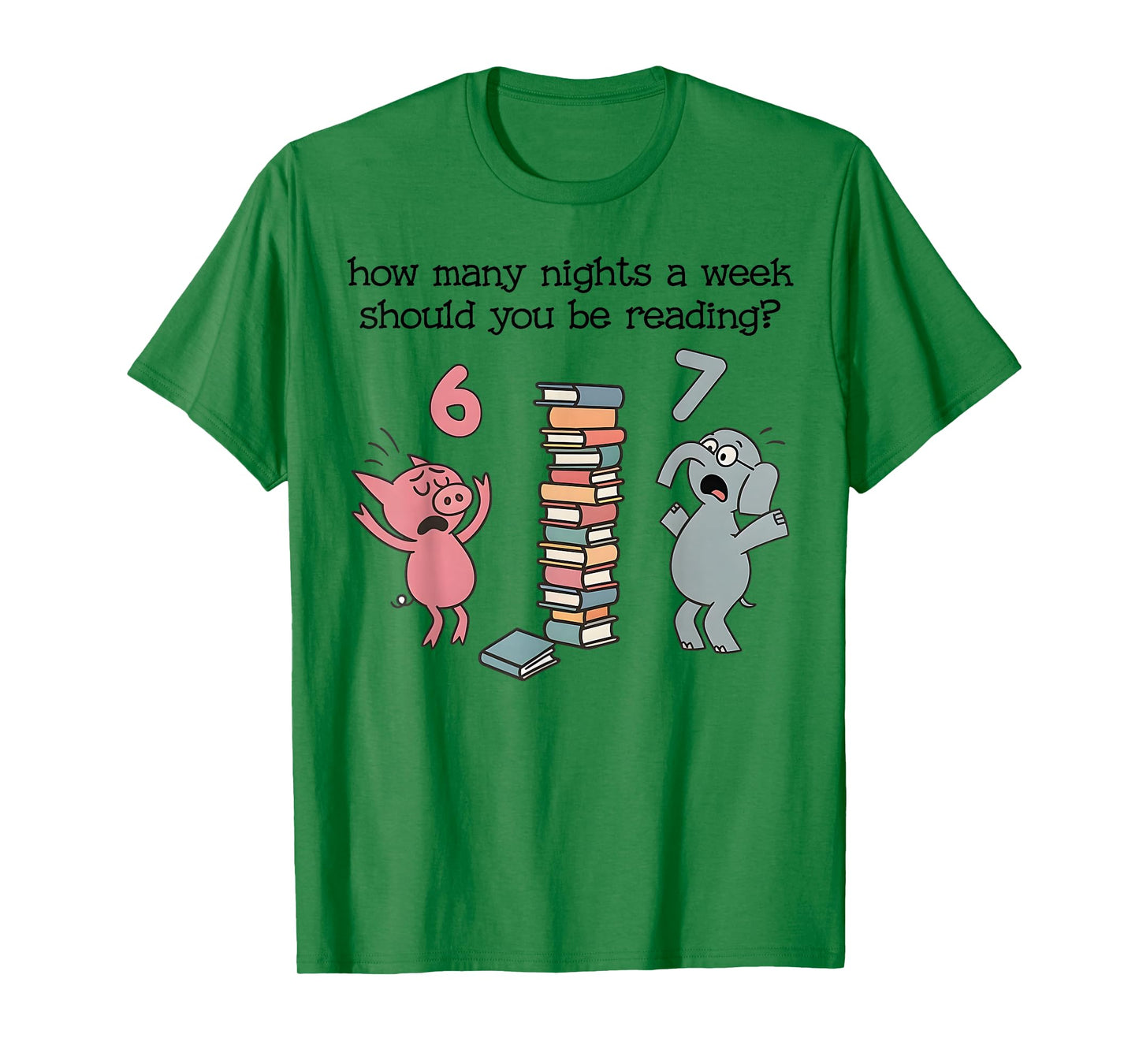 How Many Nights A Week Should You Be Reading 6–7 Teacher T-Shirt