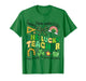One Lucky Teacher Coquette Groovy St Patrick's Day Teachers T-Shirt