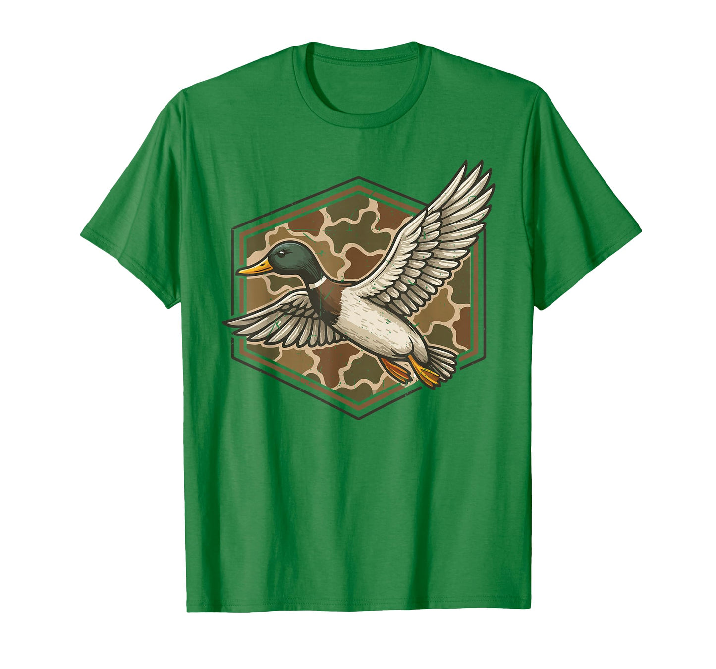Mallard Duck Hunting Camo Youth Boys Men Camouflage Hunting T-Shirt