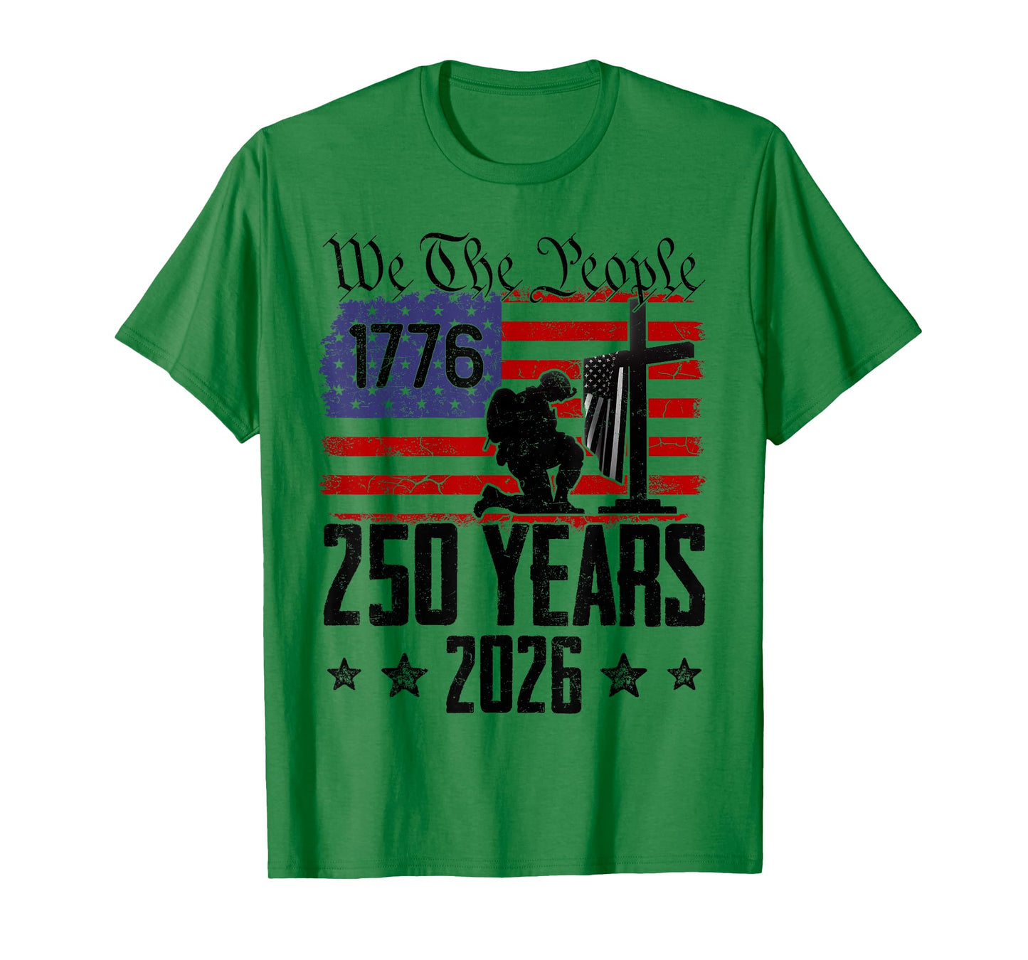250 Years 1776-2026 250th Birthday 4th July for Men Vintage T-Shirt