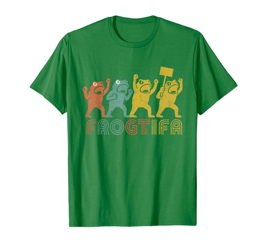 Ribbit Against The Machine Funny Portland Frog Resist T-Shirt
