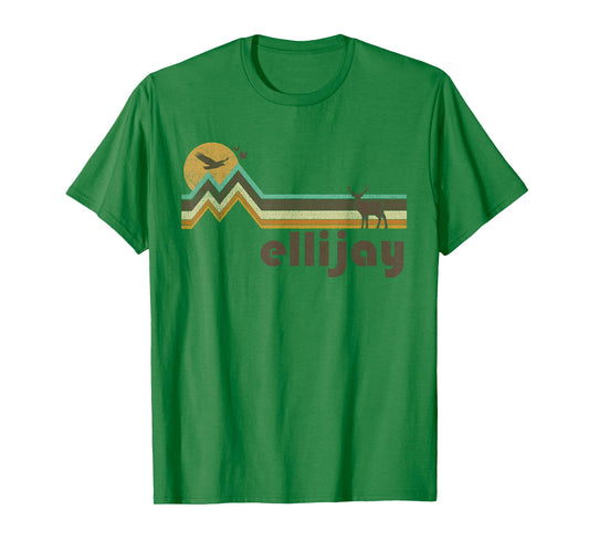 Ellijay - Vintage Men Women 70s 80s Graphic Cool Nature T-Shirt