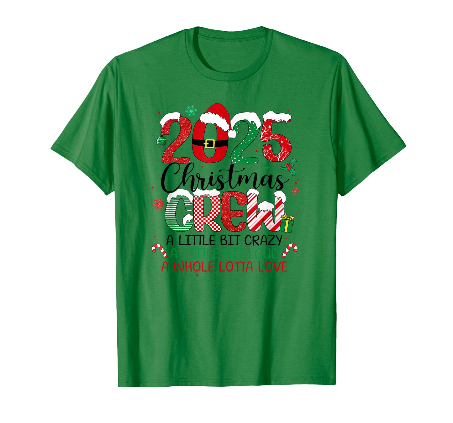 Christmas Cruisin Crew 2025 Matching Family Cruise Holiday T-Shirt
