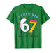 I Survived 67 Days of School Funny 6 7 Meme Teacher Student T-Shirt
