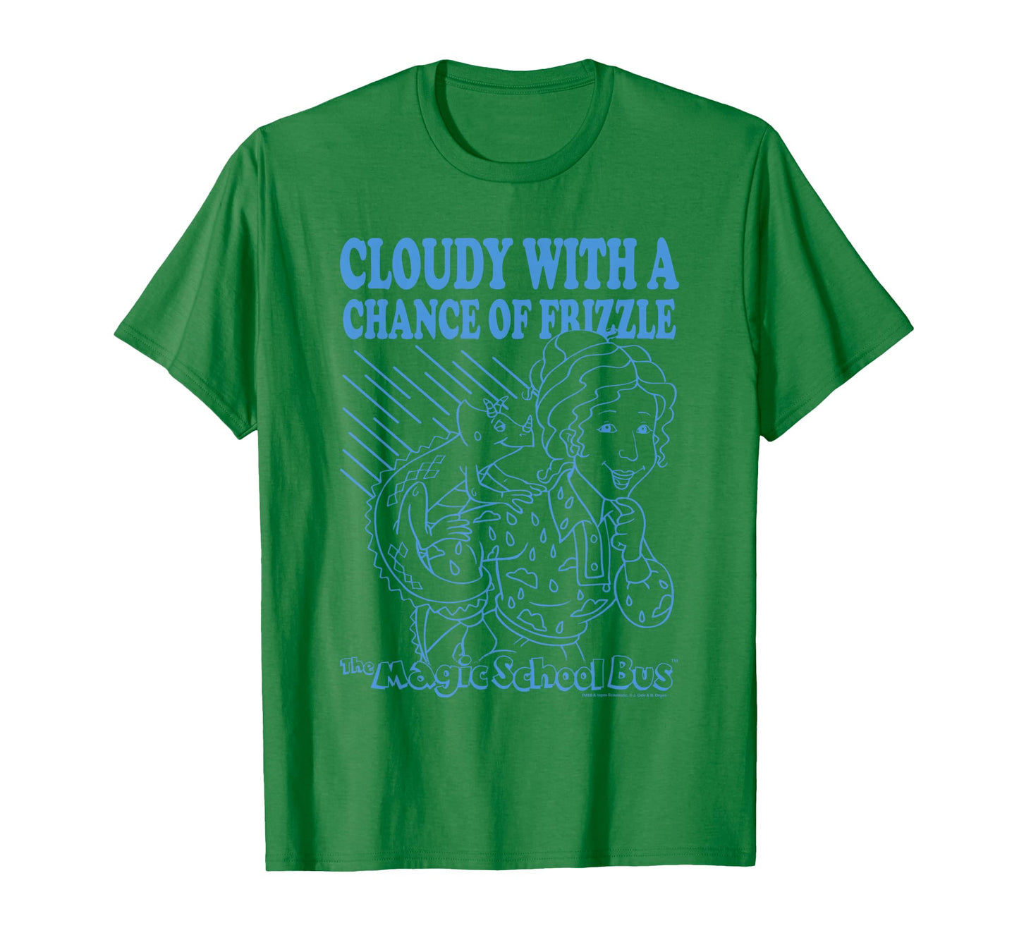 The Magic School Bus Cloudy with a Chance of Frizzle Cartoon T-Shirt