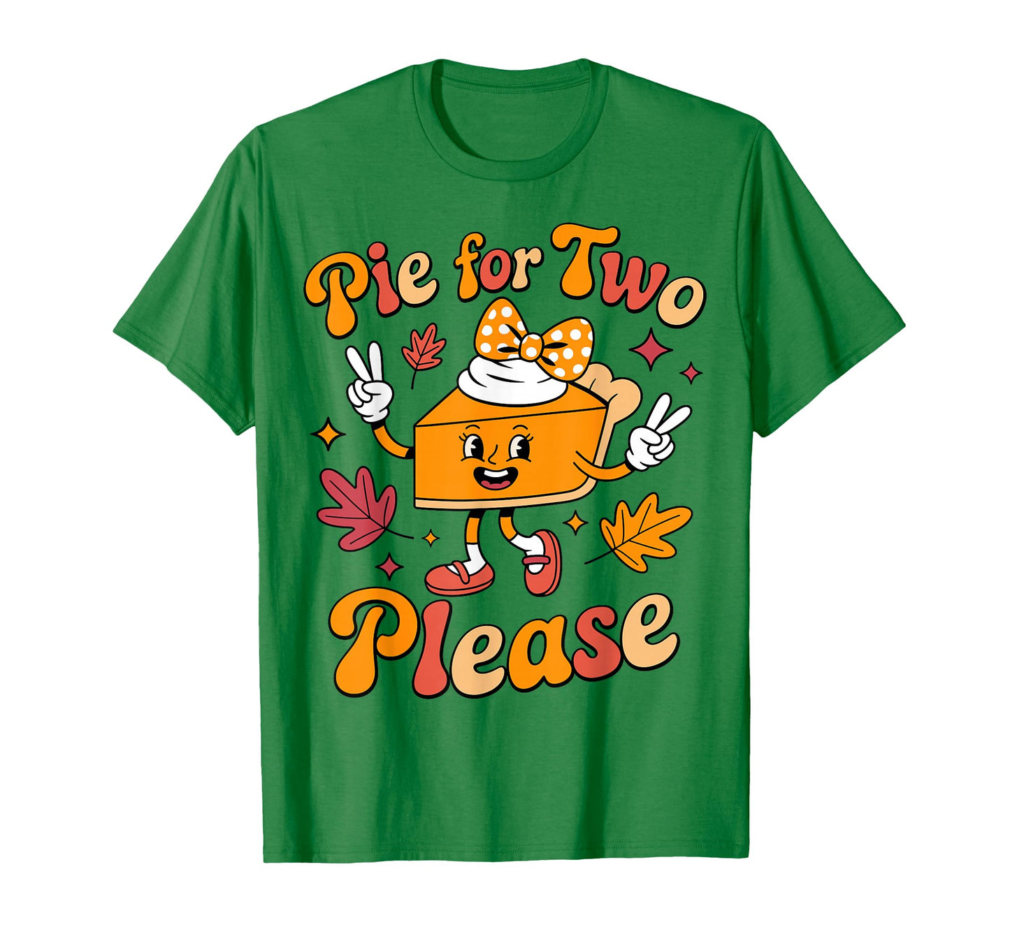 Pie for Two Please Thanksgiving Pregnancy Announcement Mom T-Shirt