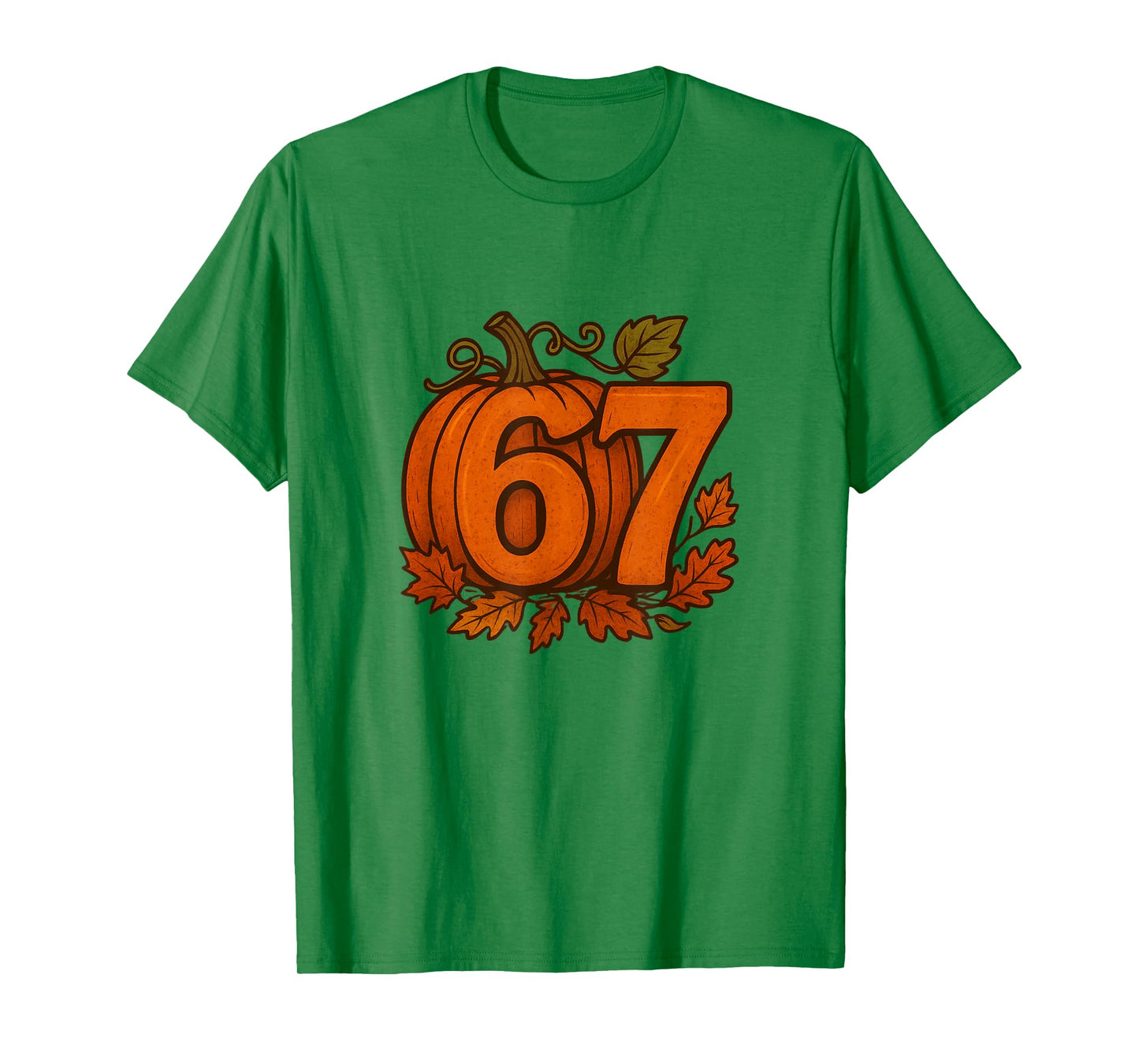 Funny Six Seven 6 7 Meme Unique Design 6 7 Pumpkin T-Shirt