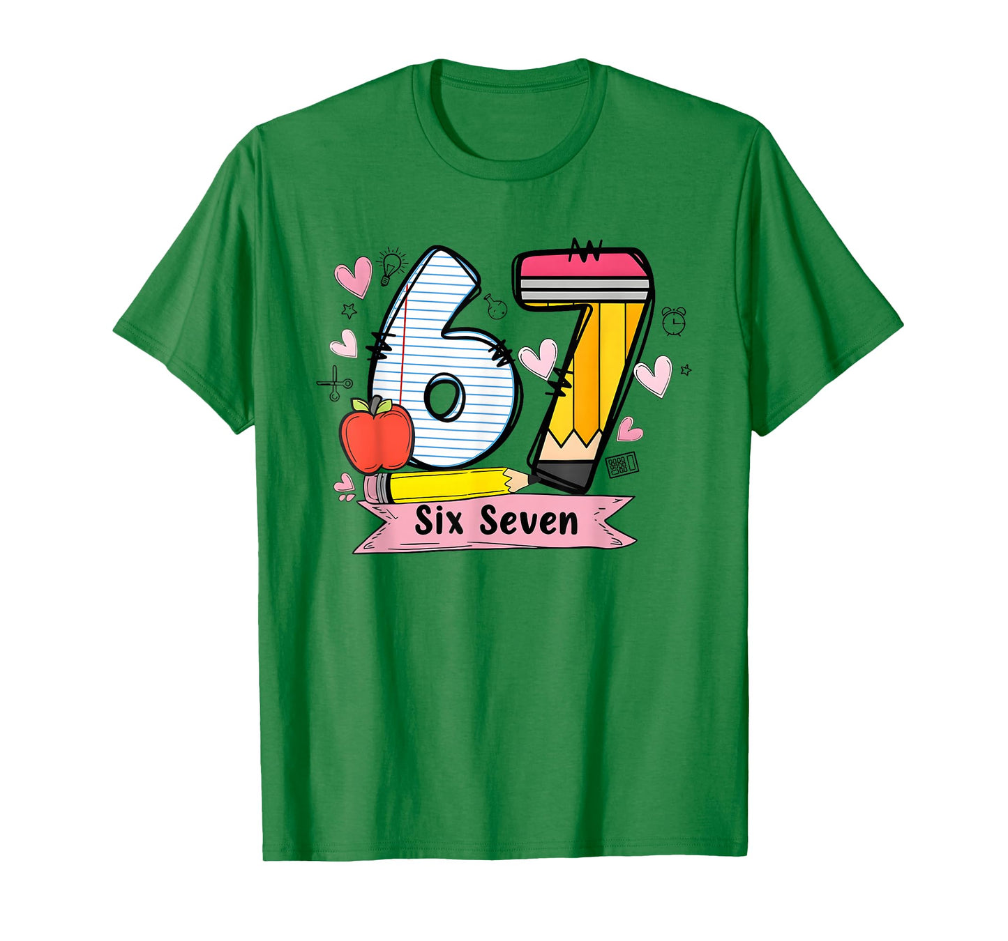 67 Shirt for Teachers 67 Meme Women Teacher Six Seven T-Shirt