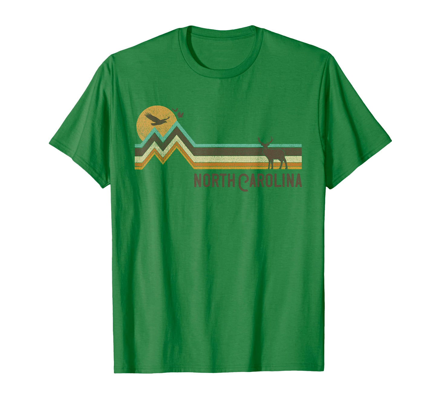 North Carolina - Vintage Men Women 70s 80s Graphic Cool T-Shirt