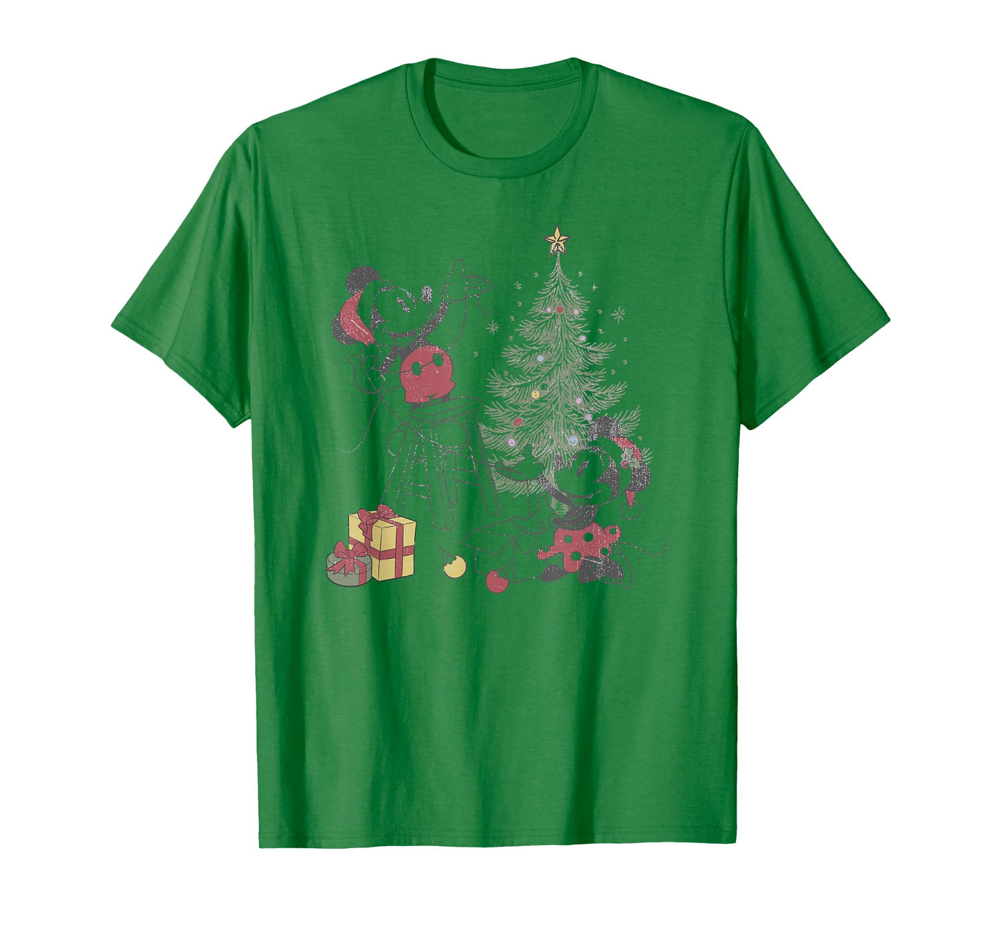 Disney Mickey and Friends Christmas Merry and Bright Season T-Shirt