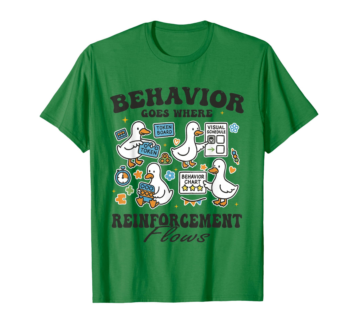 Behavior Analyst Silly Goose RBT ABA Therapy Sped Teacher T-Shirt