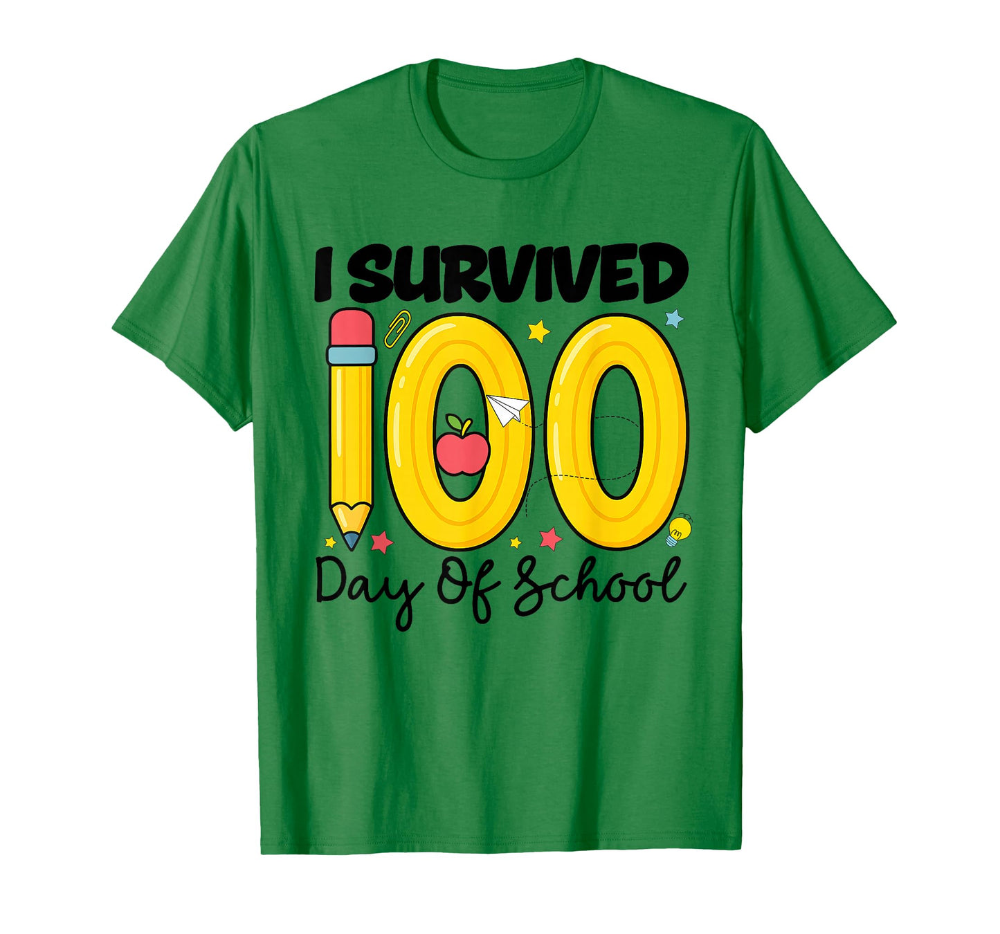 I Survived 100th Days of School Students Teachers 100 Days T-Shirt