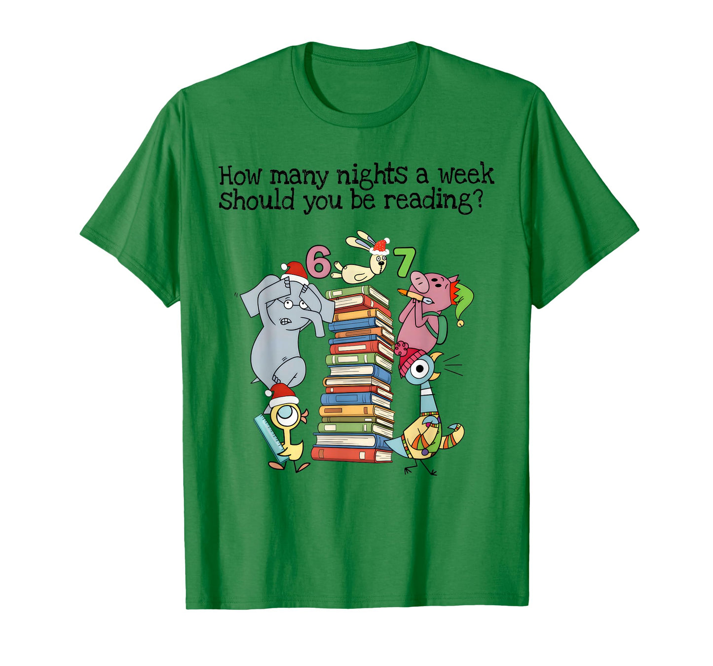 How Many Nights A Week Should You Be Reading 6–7 Teacher T-Shirt