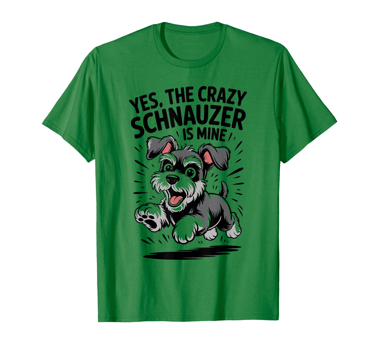 Cute Mini Small Dog Breed Owner Funny Miniature Schnauzer T-Shirt