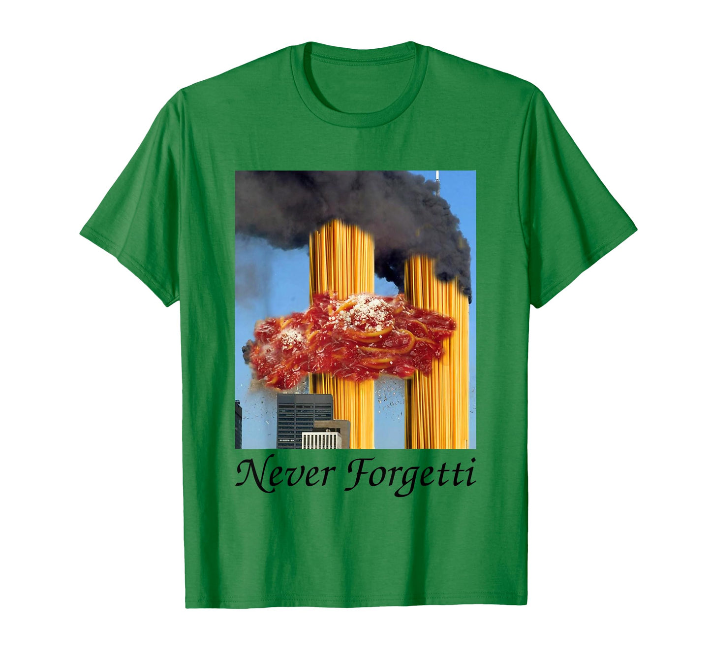 Never Forgetti Funny Spaghetti Meme T-Shirt