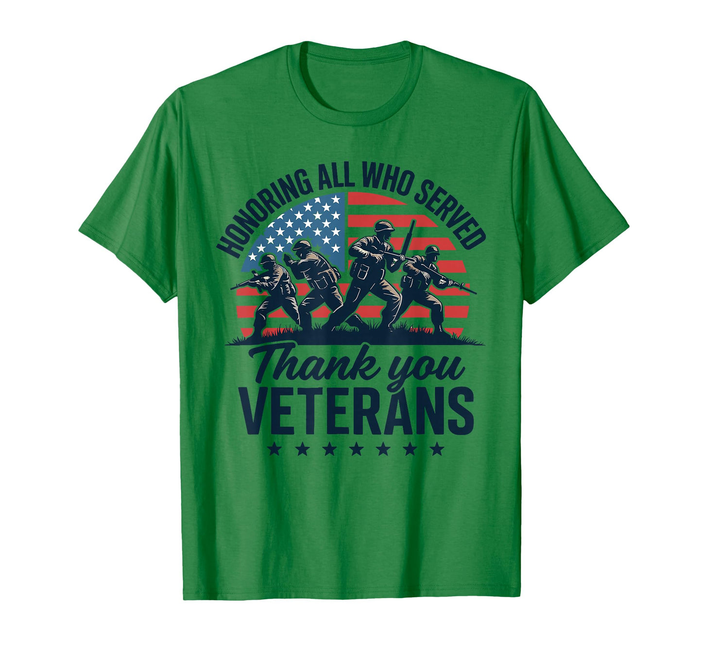 Honoring All Who Served Thank You Veterans Day T-Shirt