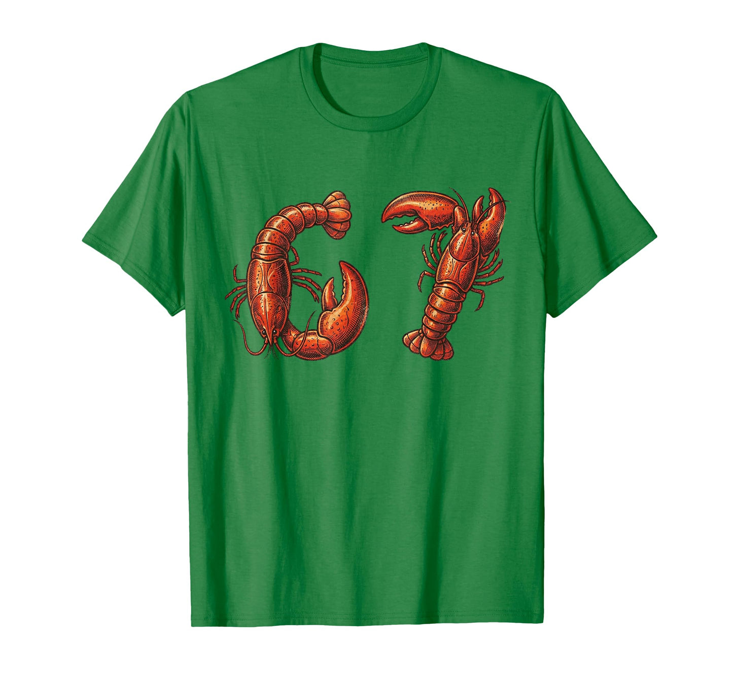 67 Crawfish 6 7 for Kids Cute Lobster Claws Cajun Food Boys T-Shirt