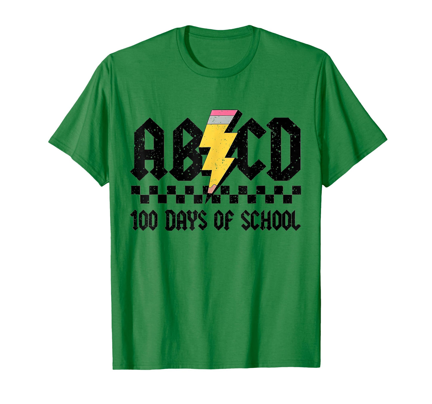 100th Day 100 Days of School ABCD Teachers Rock T-Shirt
