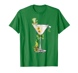 St. Patrick's Martini Irish Baby A Tini Bit Irish Lucky Girl T-Shirt
