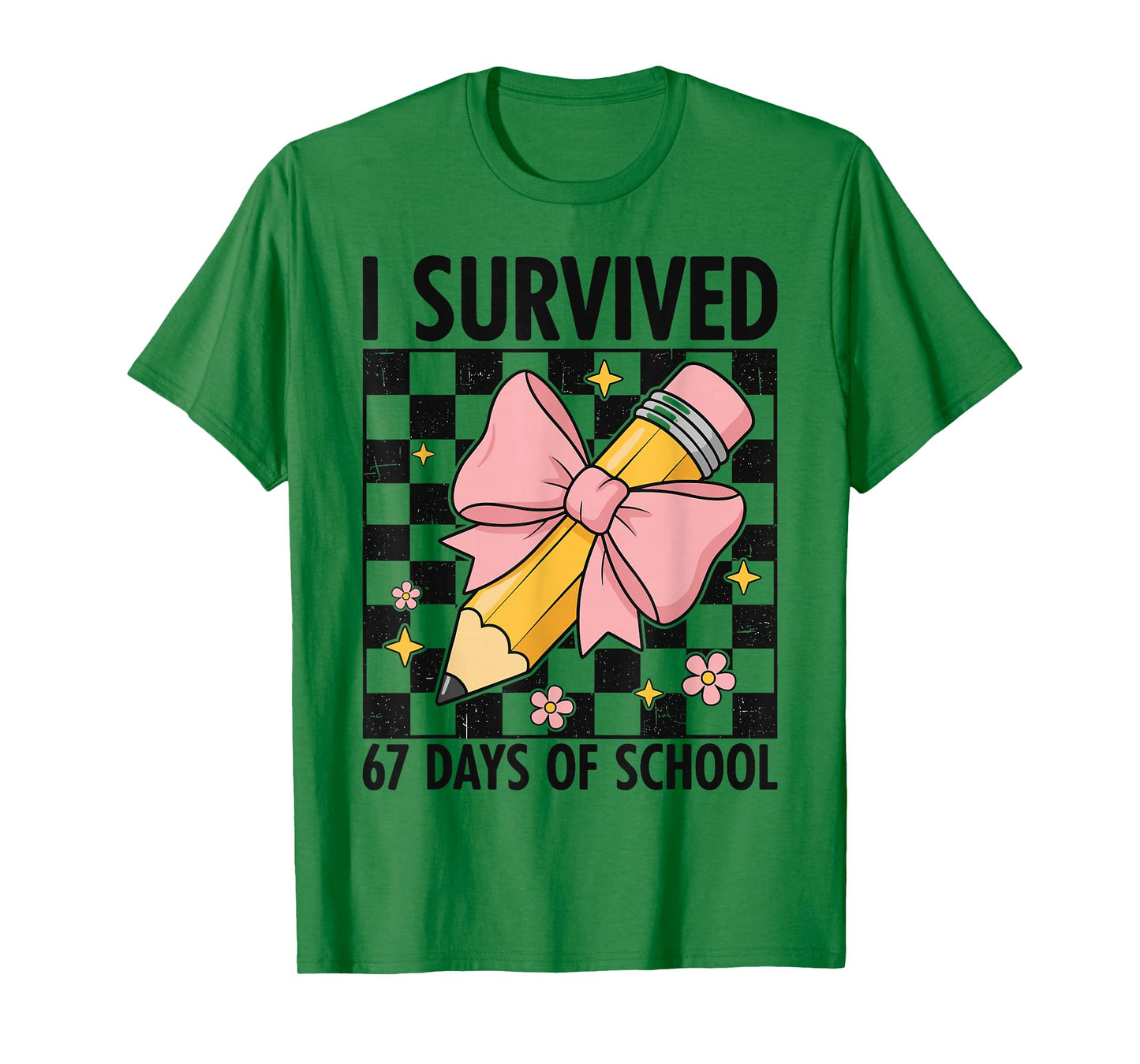 I Survived 67 Days of School Six Seven Meme for Men Women T-Shirt