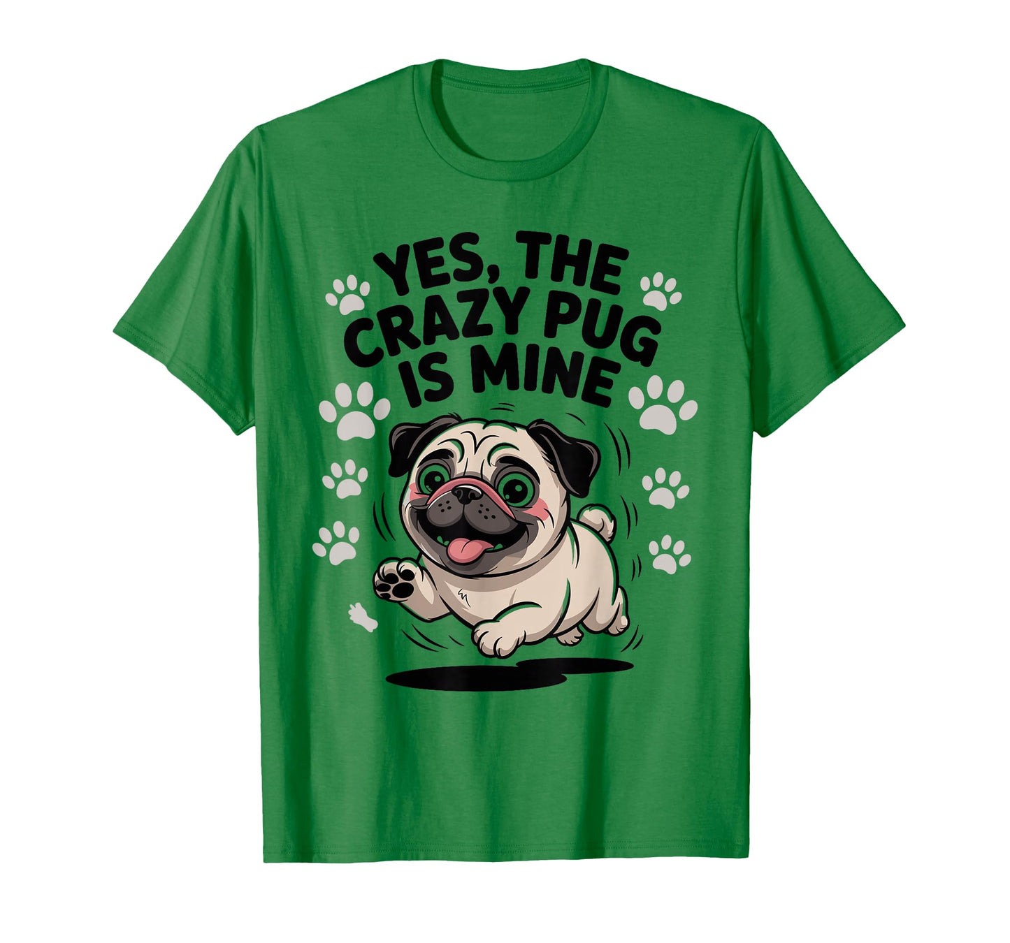 Cute Wrinkly Companion Dog Owner Small Pet Breed Funny Pug T-Shirt