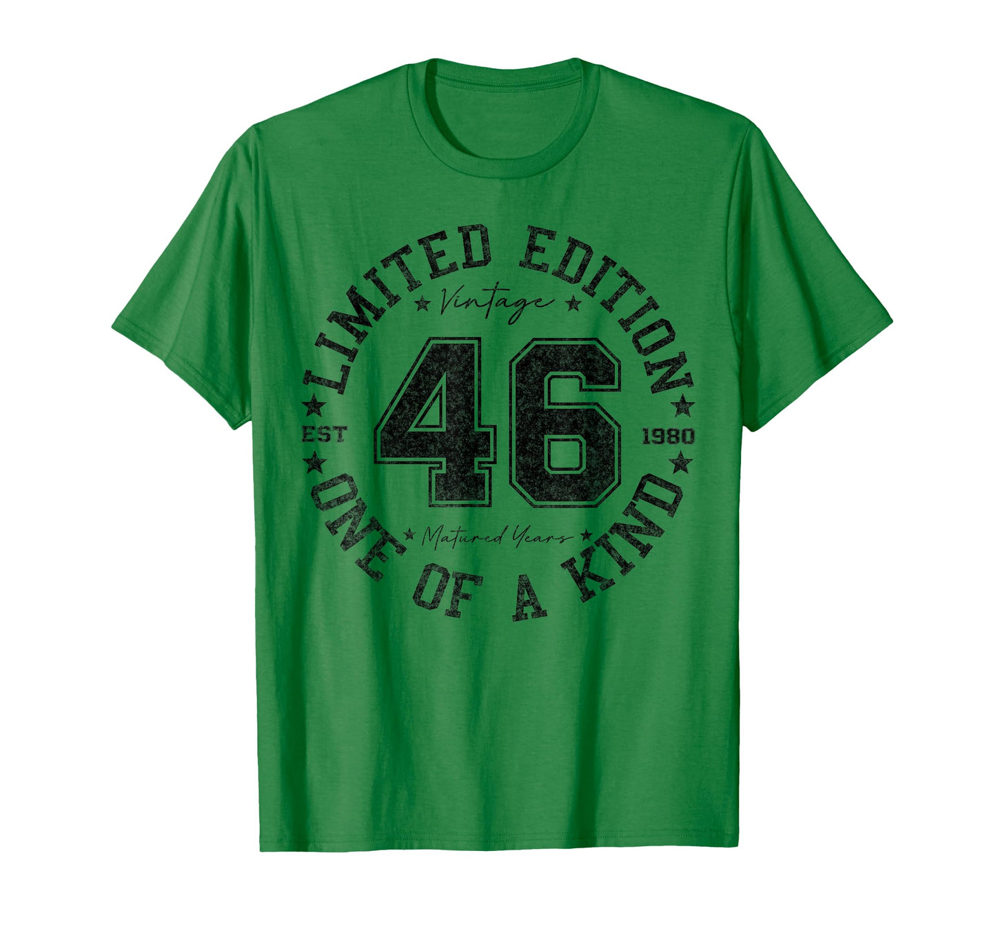 46 Year Old Gifts Vintage 1980 Limited Edition 46th Birthday T-Shirt