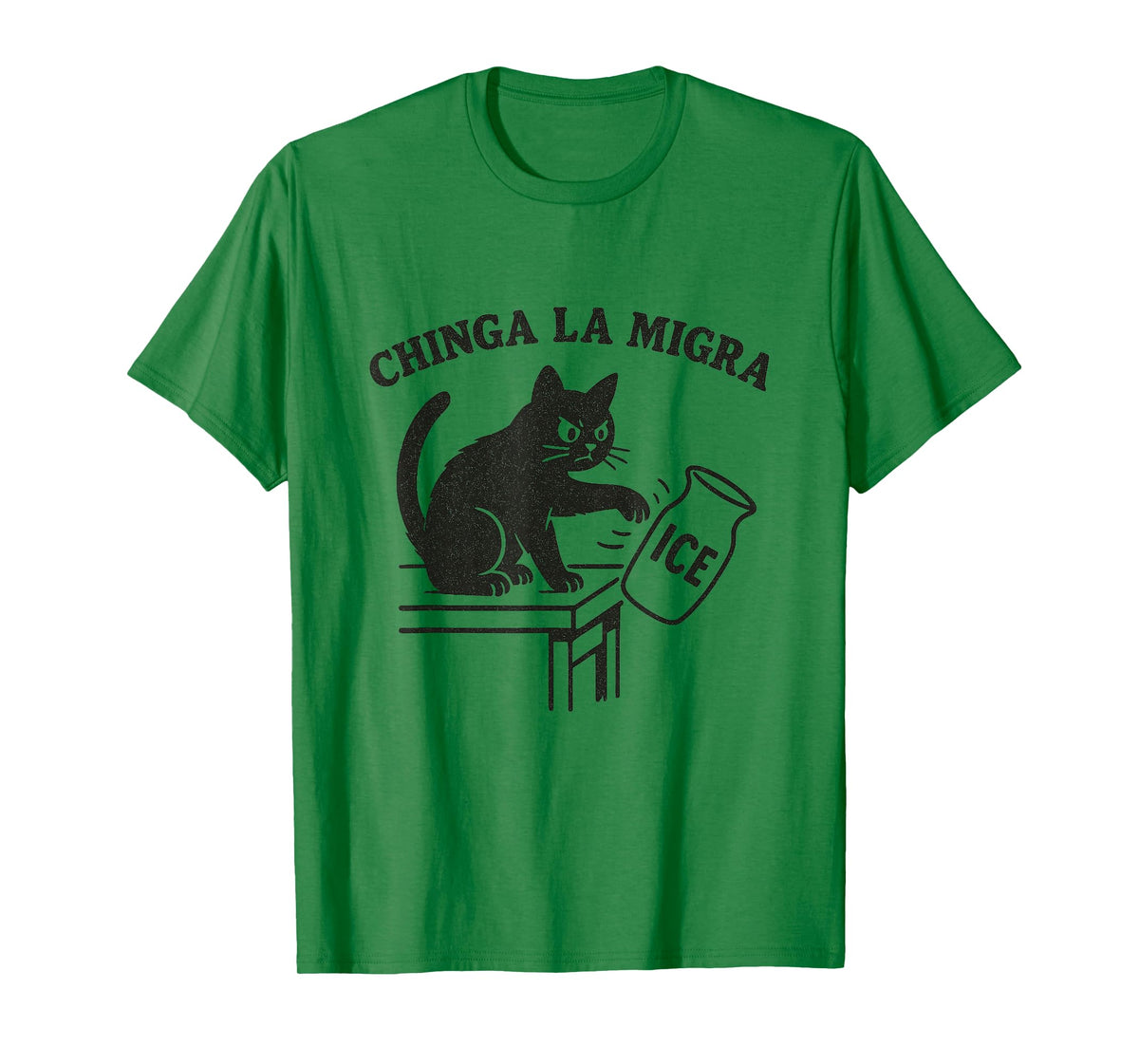 Chinga La Migra Funny Cat T-Shirt