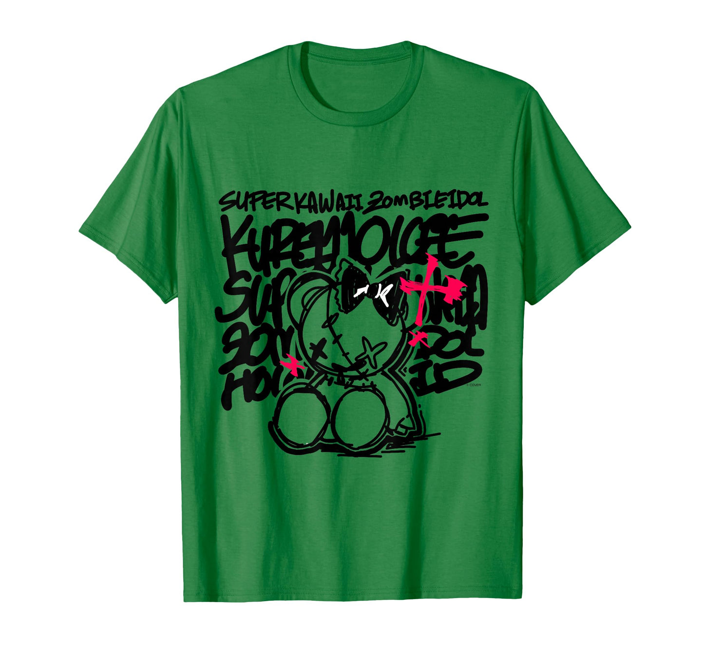 [Kureiji Ollie] Super Kawaii Zombie Idol White T-Shirt