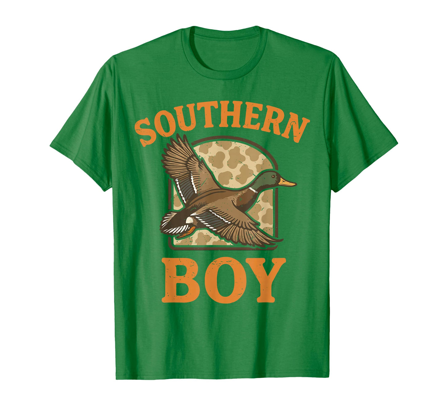 Youth Southern Boy Mallard Duck Hunting Camo Dog Hunter Men T-Shirt