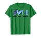 Peace Love Cure T1D Blue Ribbon Diabetes Awareness T-Shirt