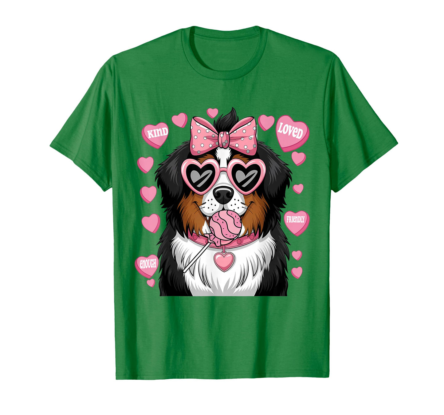 Bernese Mountain Coquette Dog Pet Lover Owner T-Shirt