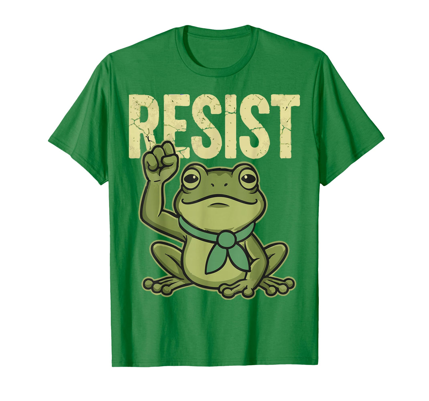 Frogs Against Fascism -Cute and Funny Frog Design T-Shirt