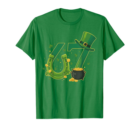 Six Seven 67 6 7 St Patricks Day Funny Saint Paddy's Day 67 T-Shirt