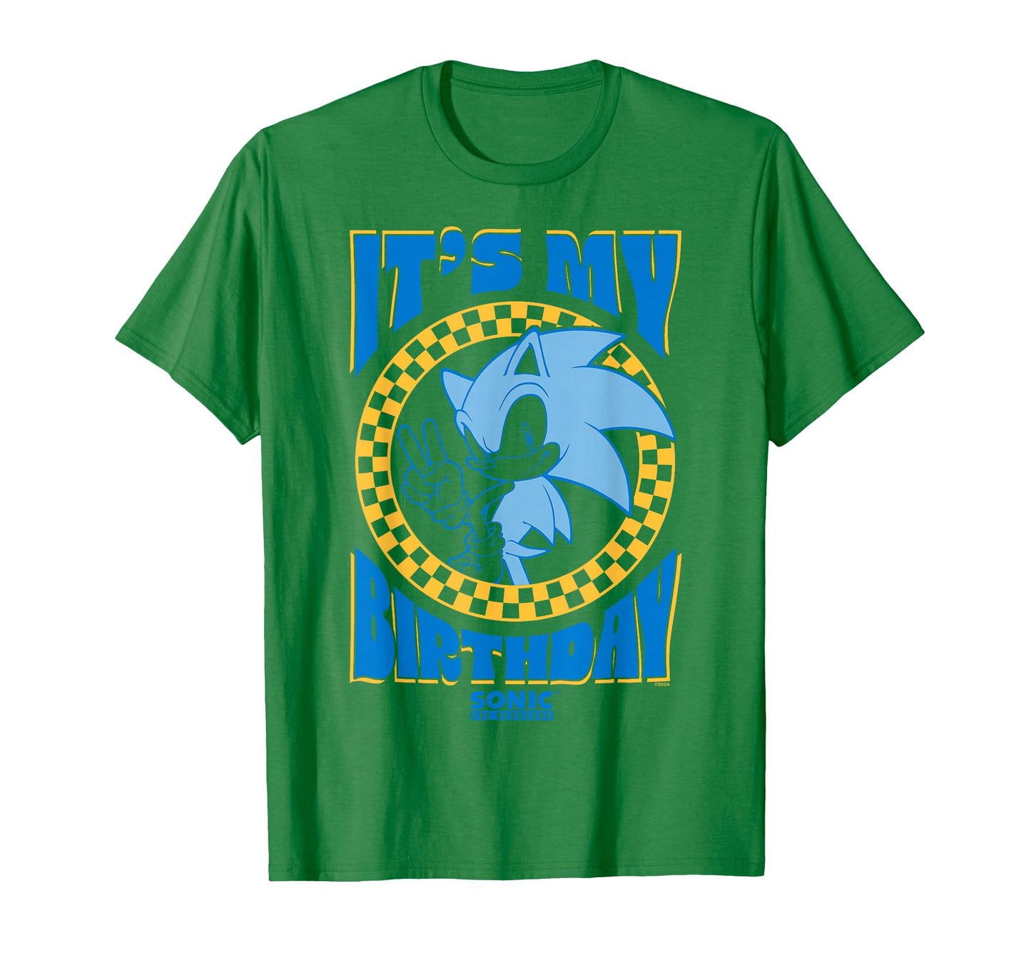 Sonic The Hedgehog It's My Birthday Cool Sonic Pose Poster T-Shirt