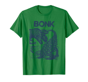 Bonk Dinosaur Funny Prehistoric Humor Design T-Shirt