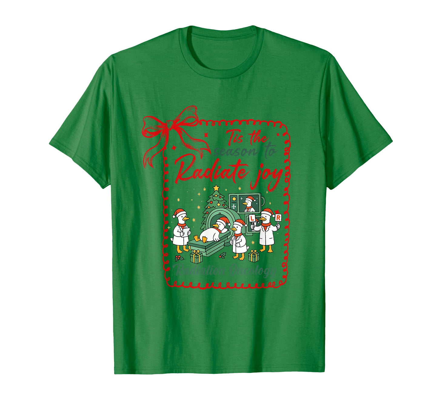Tis The Season to Radiate Joy Radiation Oncology Christmas T-Shirt