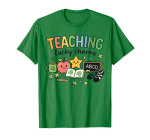 Teaching Lucky Charms St Patricks Day Teacher Irish Dance T-Shirt