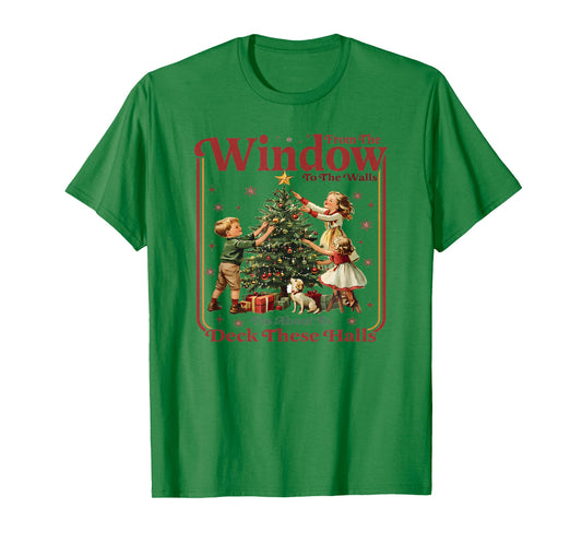 Christmas from The Windows Funny Quote Holiday Retro Design T-Shirt