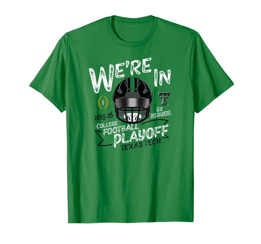 Texas Tech Red Raiders College Football Playoff 2025-26 Red T-Shirt
