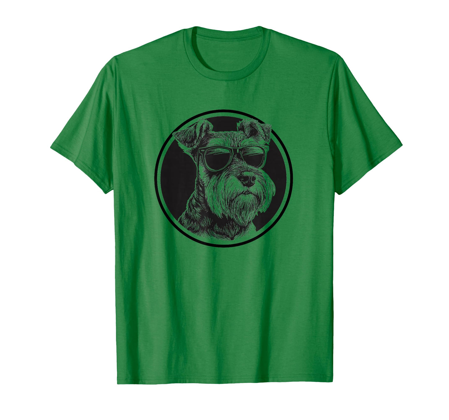 Funny Mens Womens Sunglasses Logo Miniature Schnauzer Lover T-Shirt