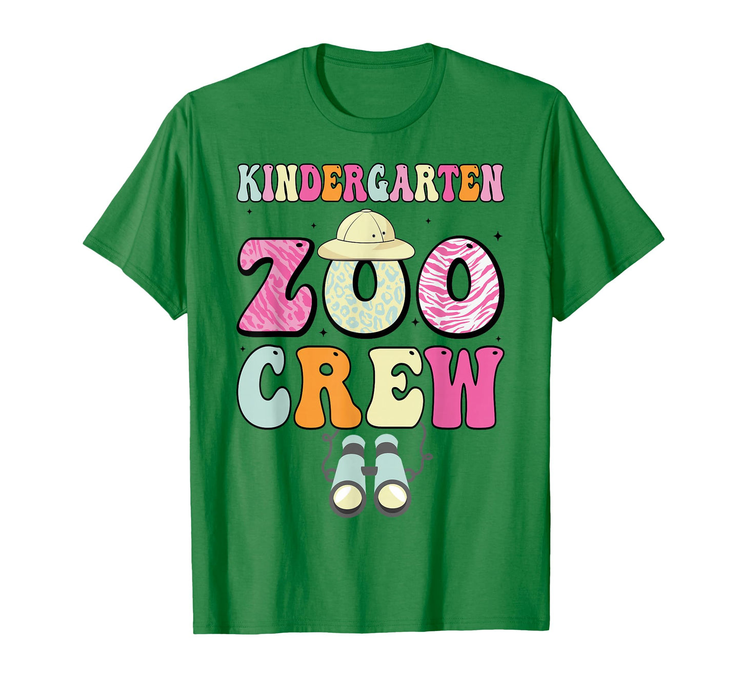 Kindergarten Zoo Crew - Safari Animals Teacher Student T-Shirt