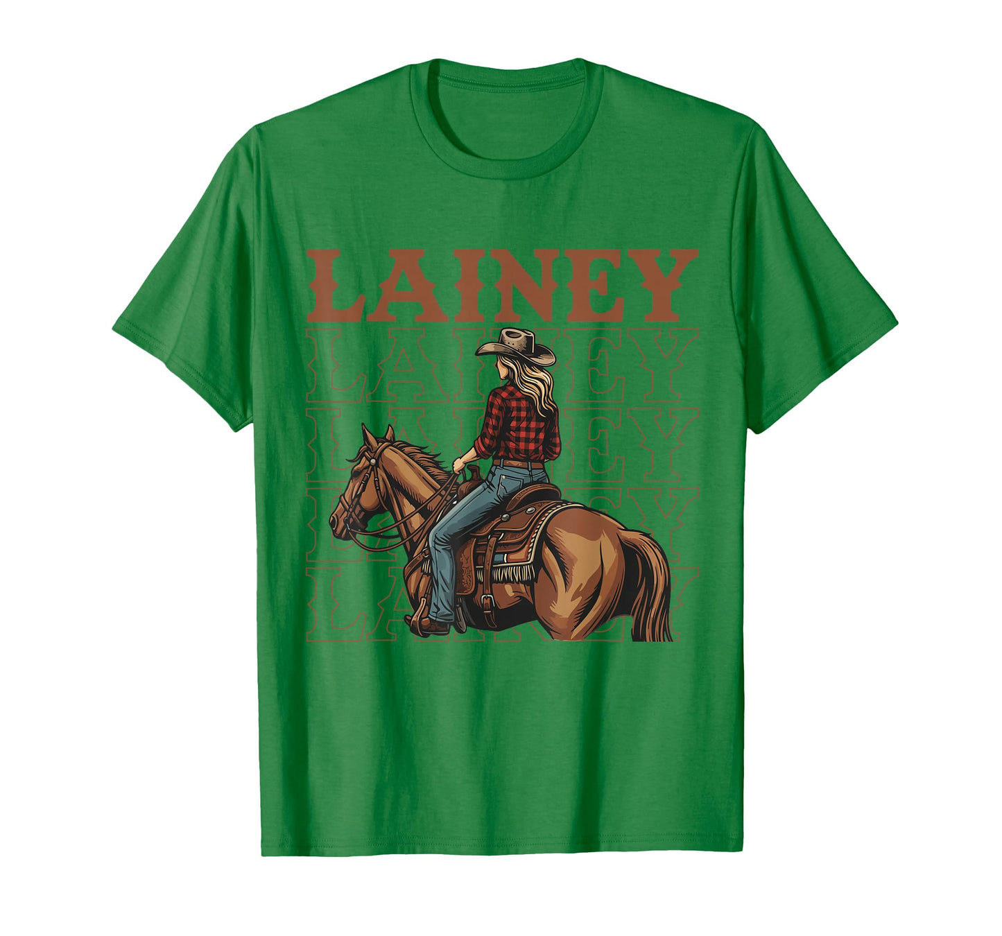 Retro Lainey Name Girl Personalized | Lainey Cowgirl T-Shirt