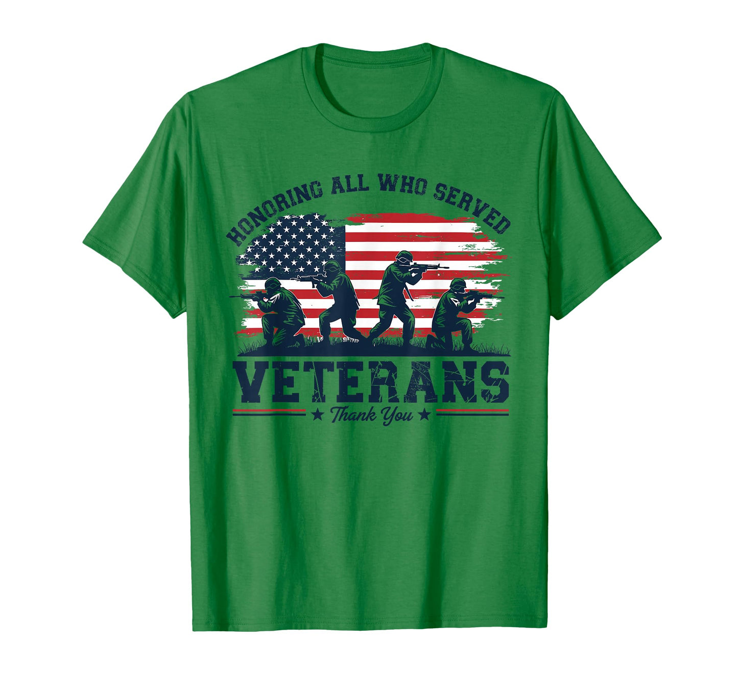 Honoring All Who Served Thank You Veterans Day T-Shirt