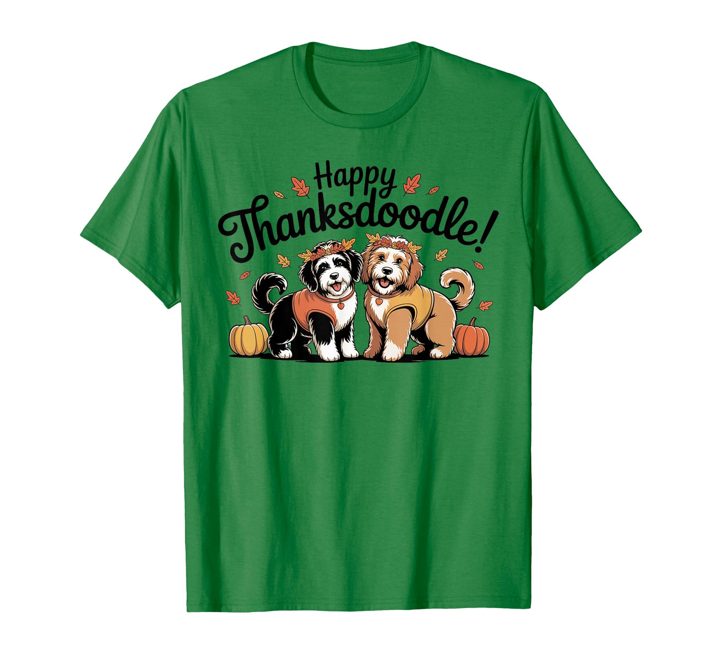 Funny Goldendoodle Thanksgiving Design with Cute Doodle Dog T-Shirt