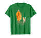 Peace Walking Monk & Dog Minimalist Zen Art T-Shirt