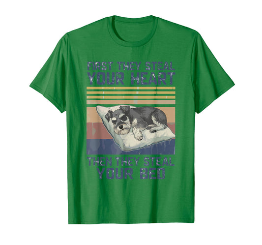 Funny Miniature Schnauzer Pet Lovers Dog Owner Men Women T-Shirt