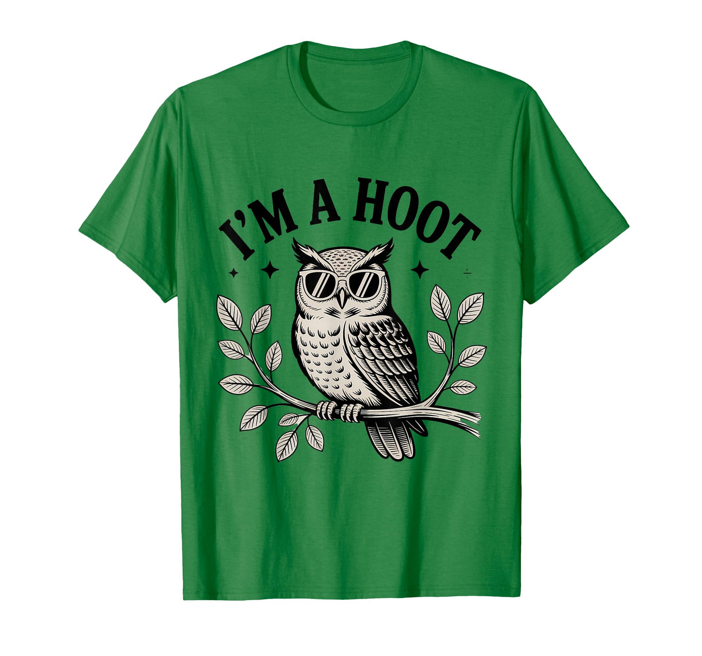 Retro I'm A Hoot Owl Bird Lover Sarcastic Jokes Funny Owl T-Shirt