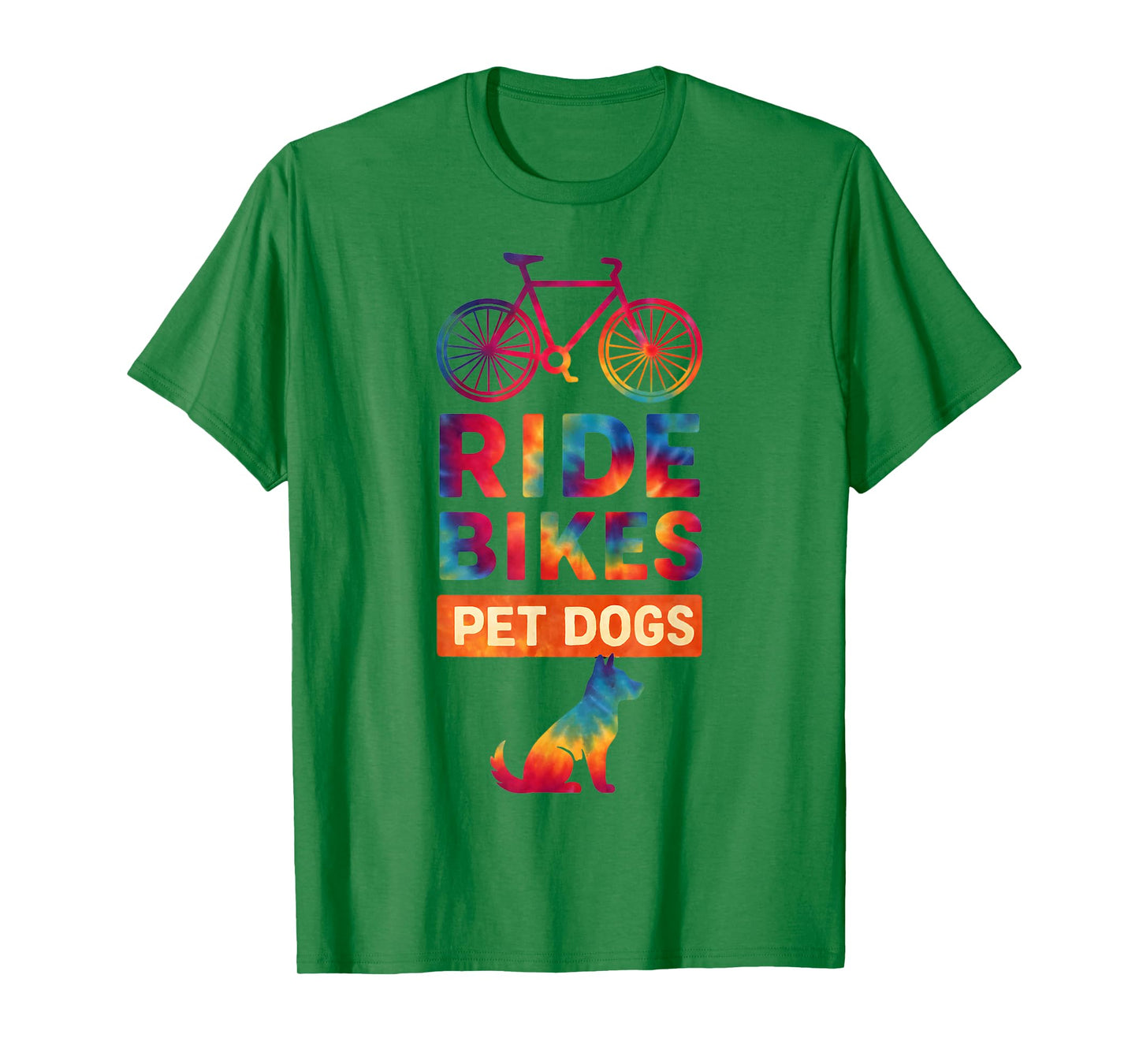 Ride Bikes Pet Dogs Bicycle Cycling Biking Dog Lover T-Shirt